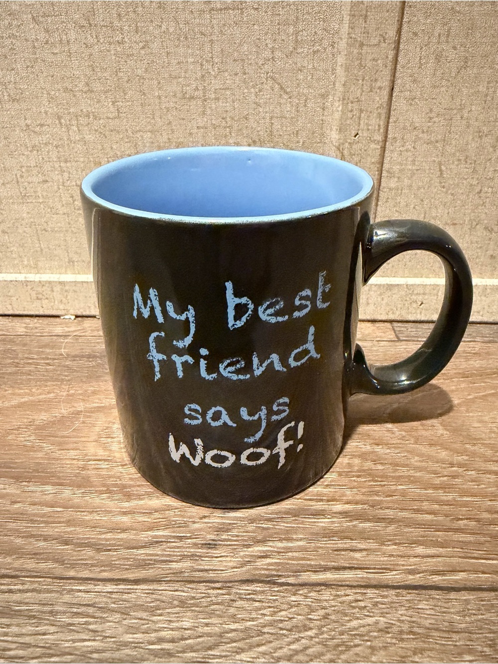 Sthetix “My Best Friend Says Woof” Novelty Stoneware Mug